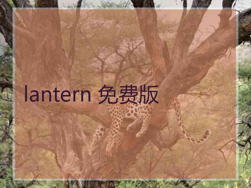 lantern 免费版