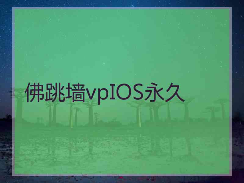 佛跳墙vpIOS永久