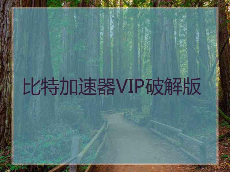 比特加速器VIP破解版