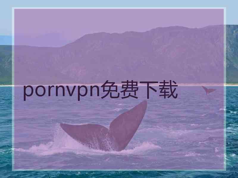 pornvpn免费下载