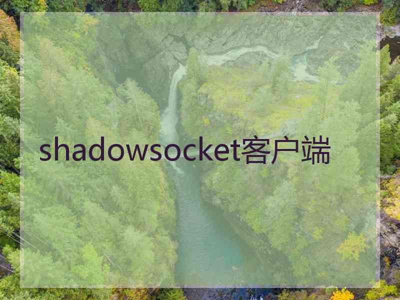 shadowsocket客户端