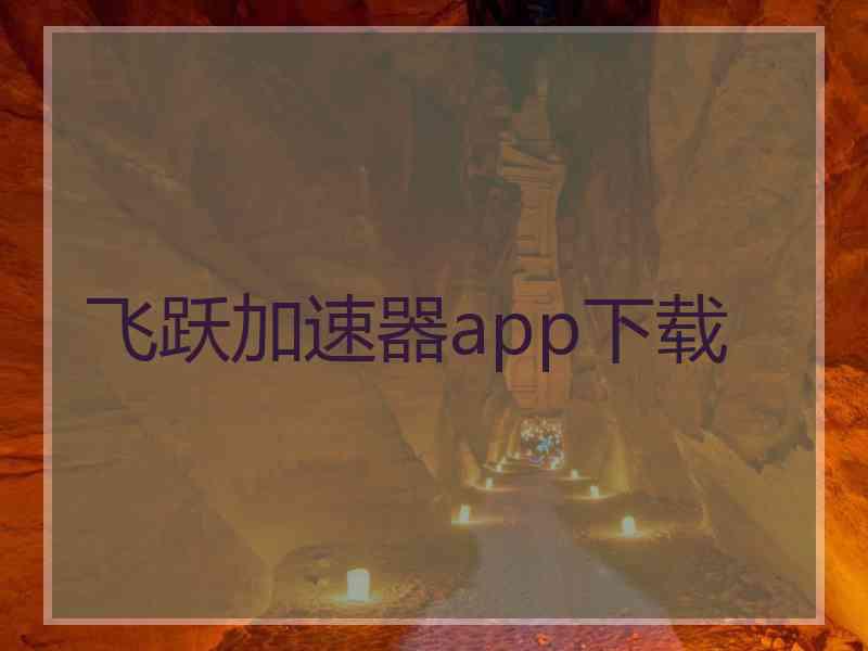 飞跃加速器app下载