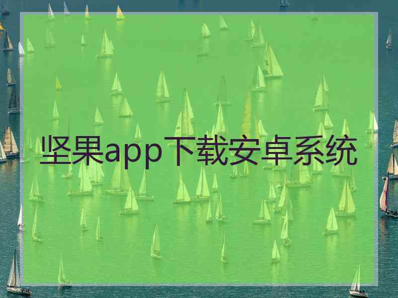 坚果app下载安卓系统