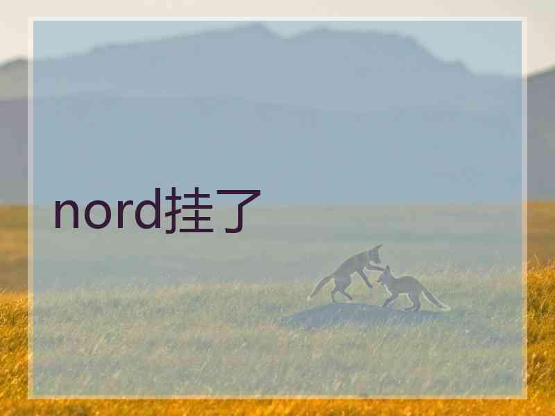 nord挂了