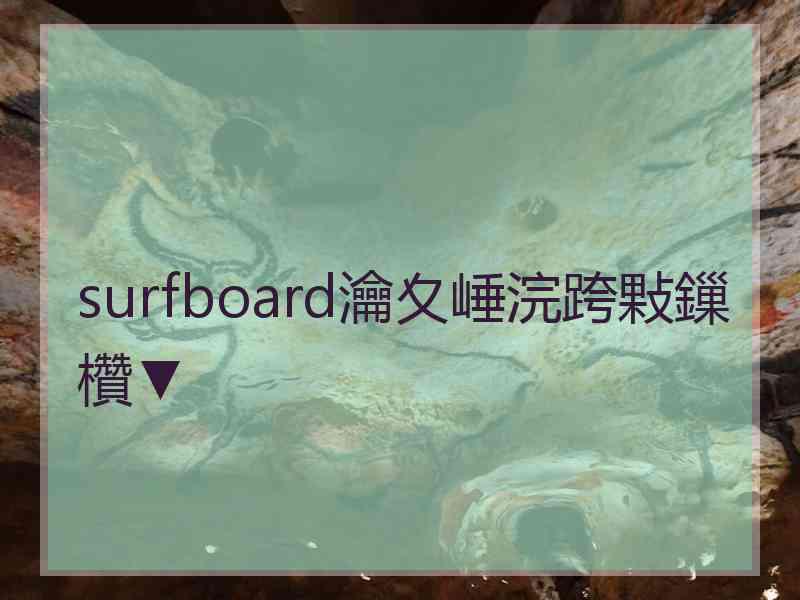 surfboard瀹夊崜浣跨敤鏁欑▼