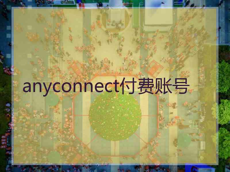 anyconnect付费账号