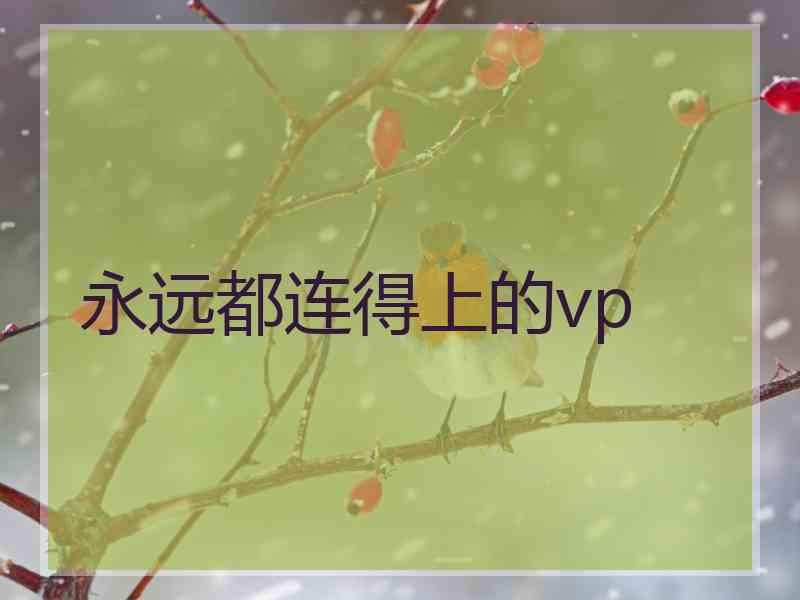 永远都连得上的vp