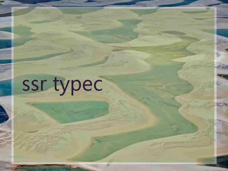 ssr typec