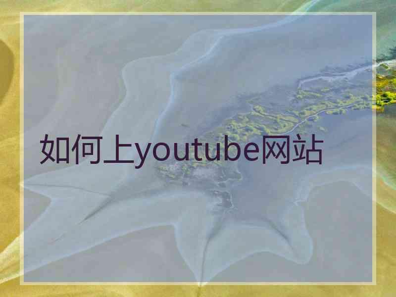 如何上youtube网站