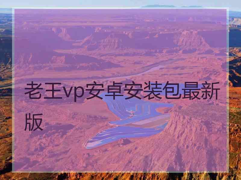 老王vp安卓安装包最新版