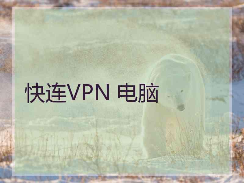 快连VPN 电脑