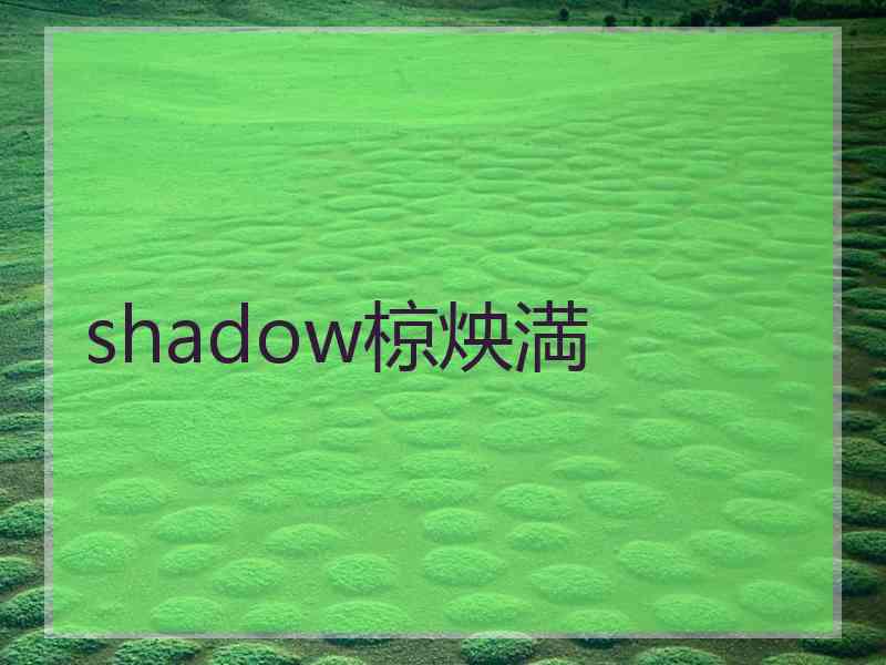 shadow椋炴満