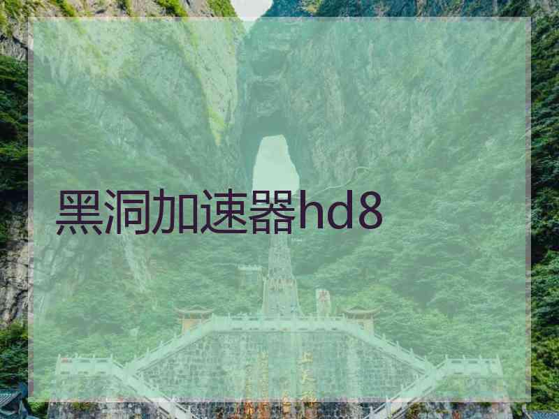 黑洞加速器hd8