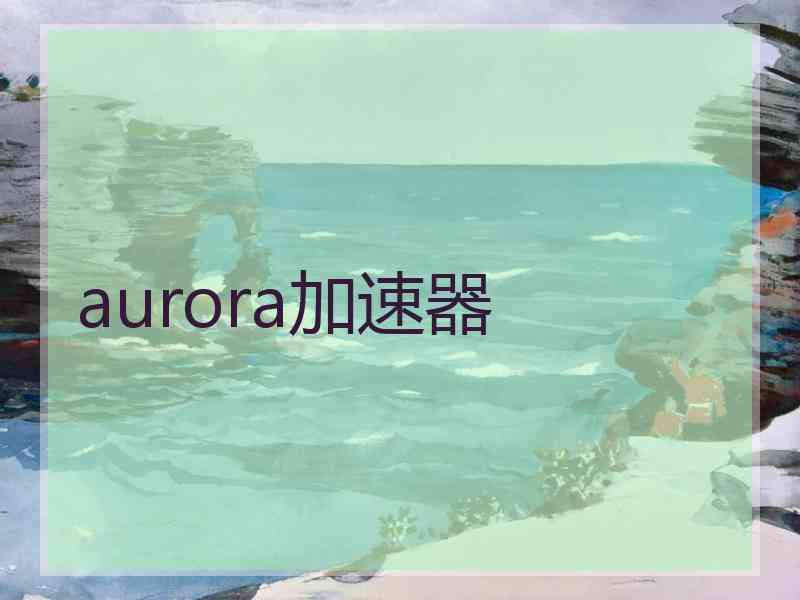 aurora加速器